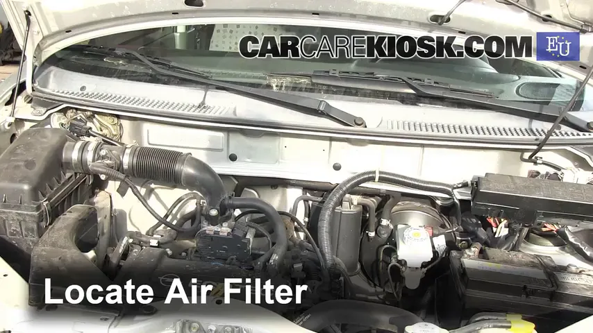 2001 Opel Agila Design 1.3L 3 Cyl. Air Filter (Engine)